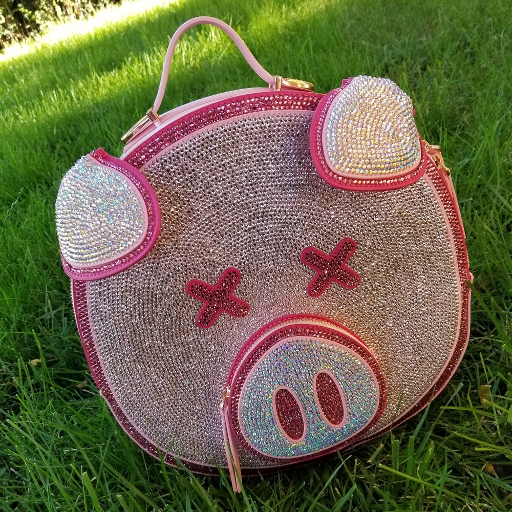 🆕️Jeffree Star X Shane Dawson Bling Pig Backpack - Picture 9 of 14